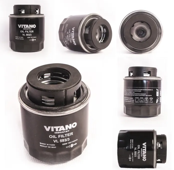 Каталог VITANO VL593/3 // Фільтр масляний Каталог VITANO VL593/3 // Фільтр масляний