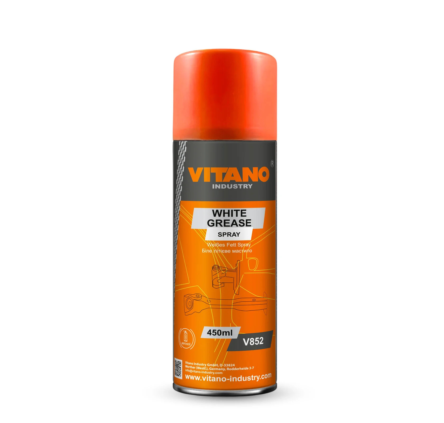 Каталог VITANO V852 White Grease SPRAY / Біле літієве мастило 450 мл. Каталог VITANO V852 White Grease SPRAY / Біле літієве мастило 450 мл.